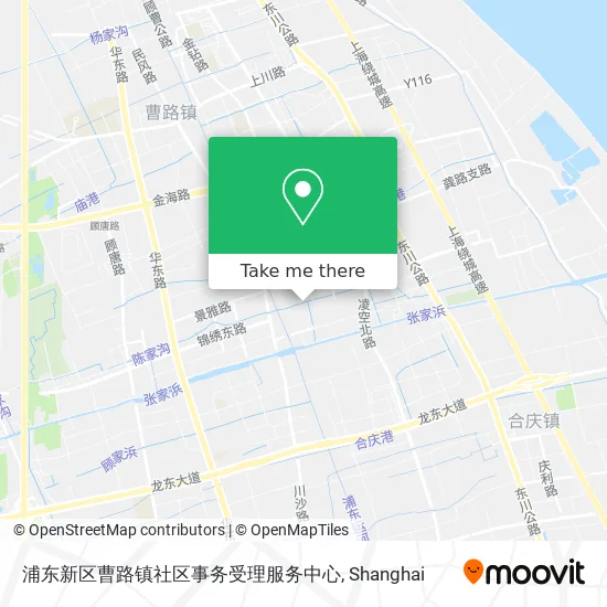 浦东新区曹路镇社区事务受理服务中心 map