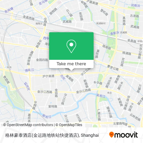 格林豪泰酒店(金运路地铁站快捷酒店) map