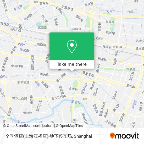全季酒店(上海江桥店)-地下停车场 map