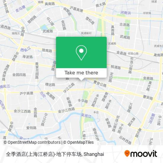 全季酒店(上海江桥店)-地下停车场 map
