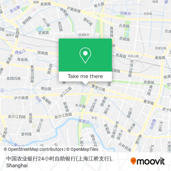中国农业银行24小时自助银行(上海江桥支行) map