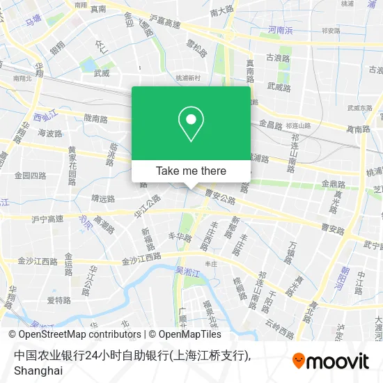 中国农业银行24小时自助银行(上海江桥支行) map