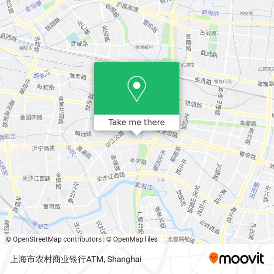 上海市农村商业银行ATM map
