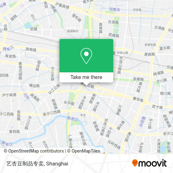 艺杏豆制品专卖 map