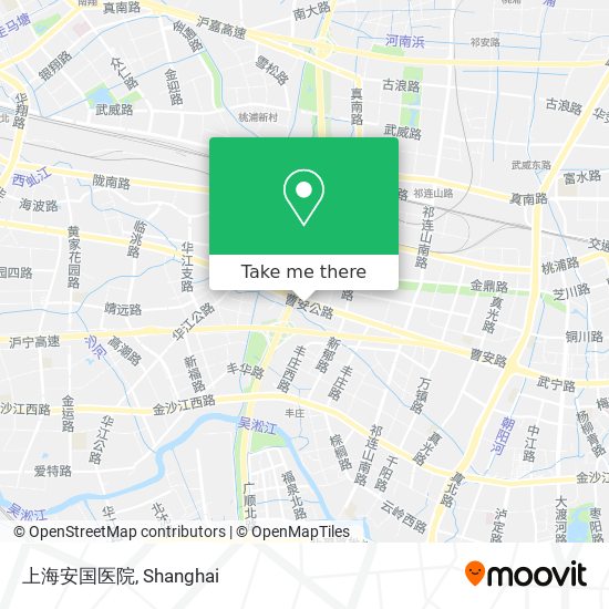 上海安国医院 map