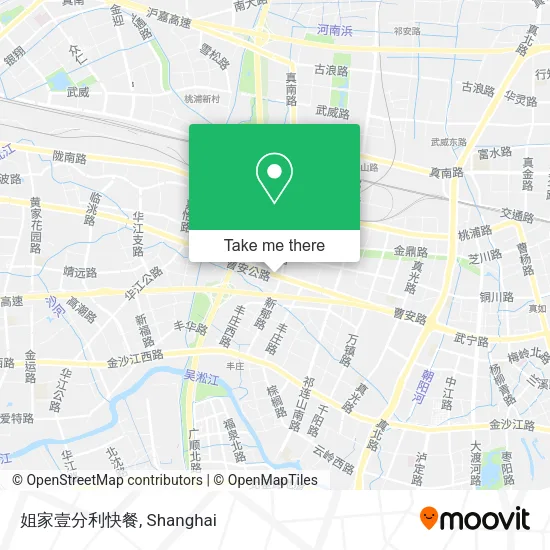 姐家壹分利快餐 map