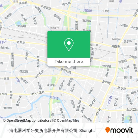 上海电器科学研究所电器开关有限公司 map