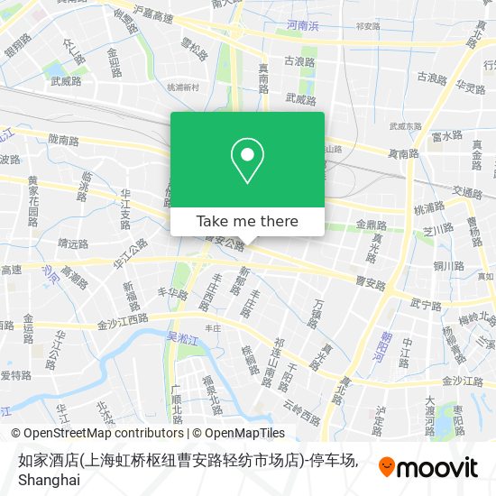 如家酒店(上海虹桥枢纽曹安路轻纺市场店)-停车场 map