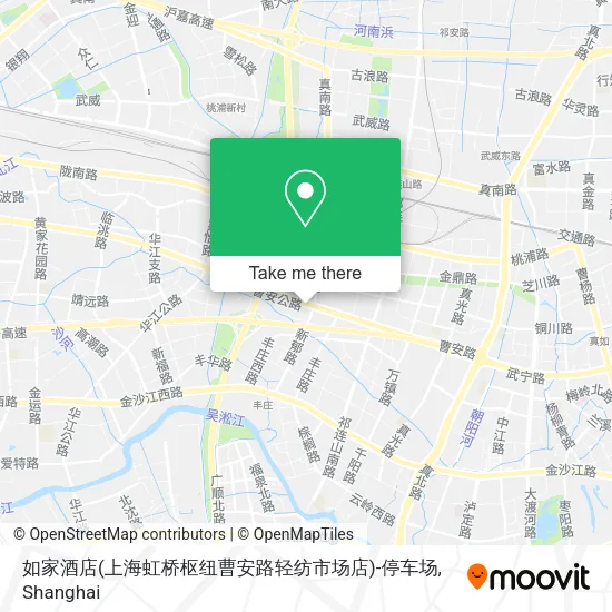 如家酒店(上海虹桥枢纽曹安路轻纺市场店)-停车场 map