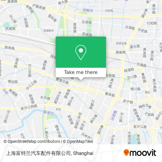 上海富特兰汽车配件有限公司 map