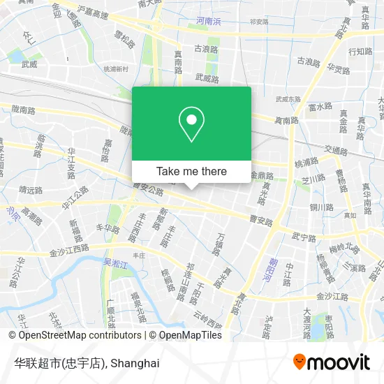 华联超市(忠宇店) map