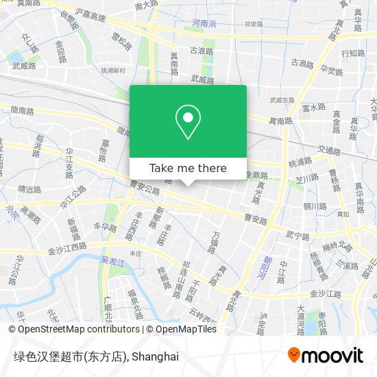 绿色汉堡超市(东方店) map