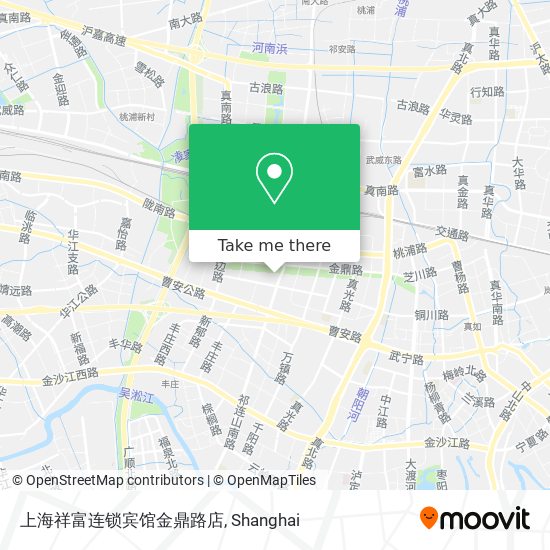 上海祥富连锁宾馆金鼎路店 map