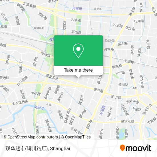 联华超市(铜川路店) map
