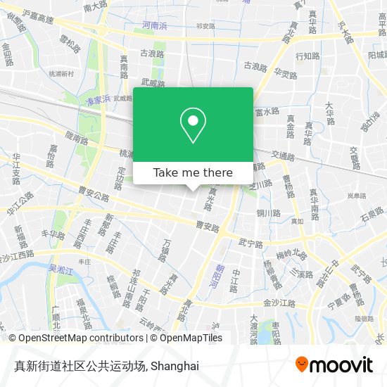 真新街道社区公共运动场 map