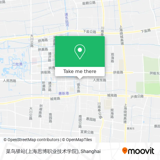 菜鸟驿站(上海思博职业技术学院) map