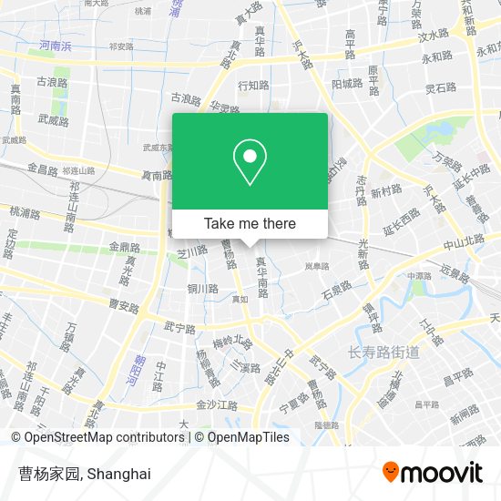 曹杨家园 map