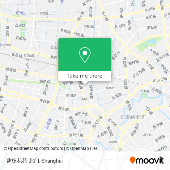 曹杨花苑-北门 map