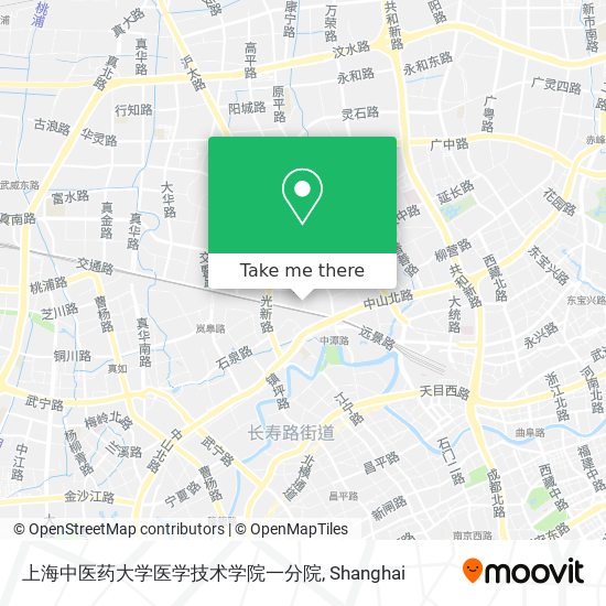 上海中医药大学医学技术学院一分院 map