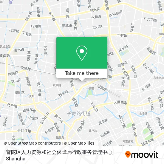 普陀区人力资源和社会保障局行政事务管理中心 map