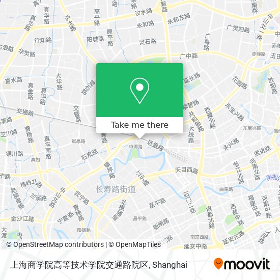 上海商学院高等技术学院交通路院区 map