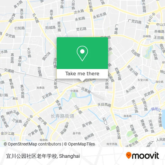 宜川公园社区老年学校 map