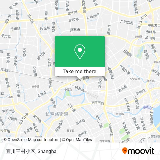 宜川三村小区 map