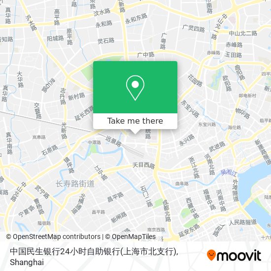 中国民生银行24小时自助银行(上海市北支行) map