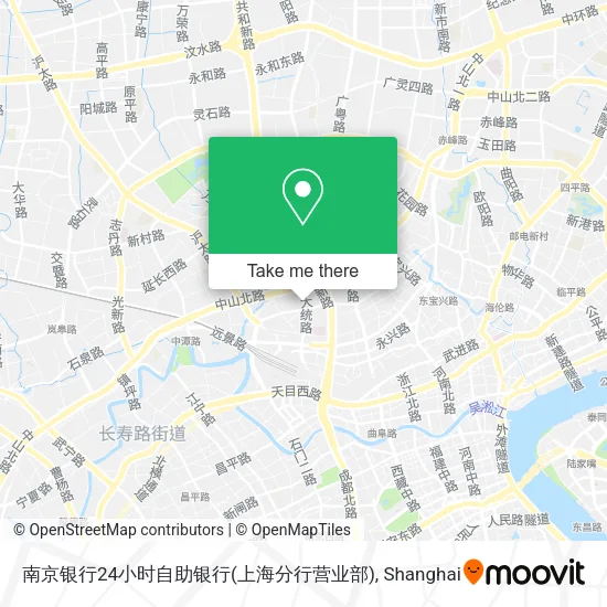 南京银行24小时自助银行(上海分行营业部) map