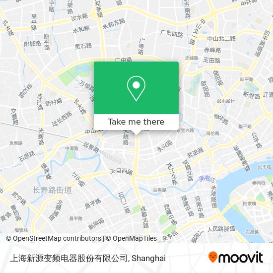 上海新源变频电器股份有限公司 map