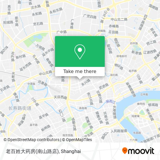老百姓大药房(南山路店) map