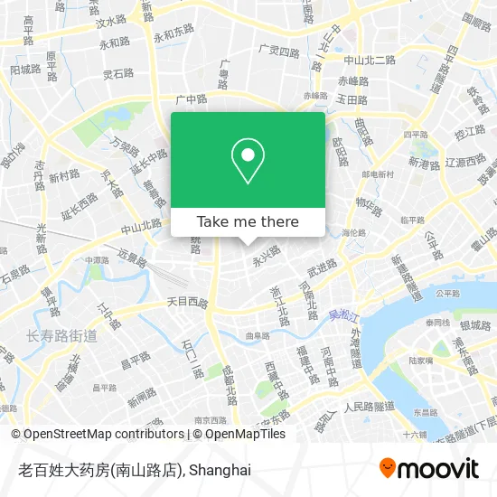 老百姓大药房(南山路店) map
