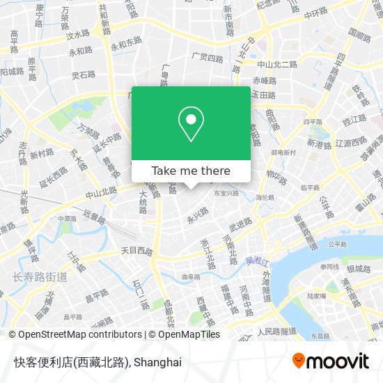 快客便利店(西藏北路) map