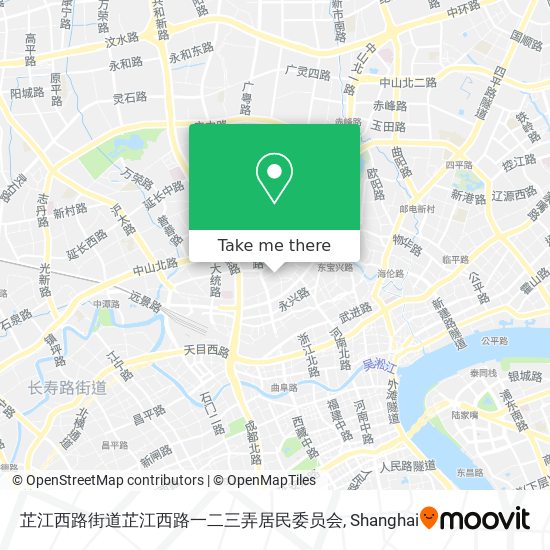 芷江西路街道芷江西路一二三弄居民委员会 map