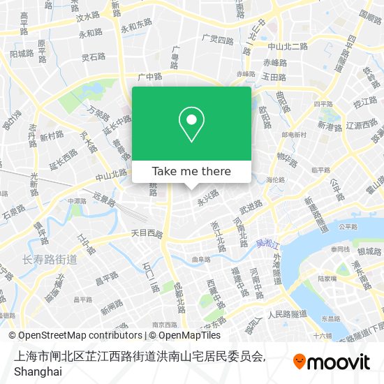 上海市闸北区芷江西路街道洪南山宅居民委员会 map