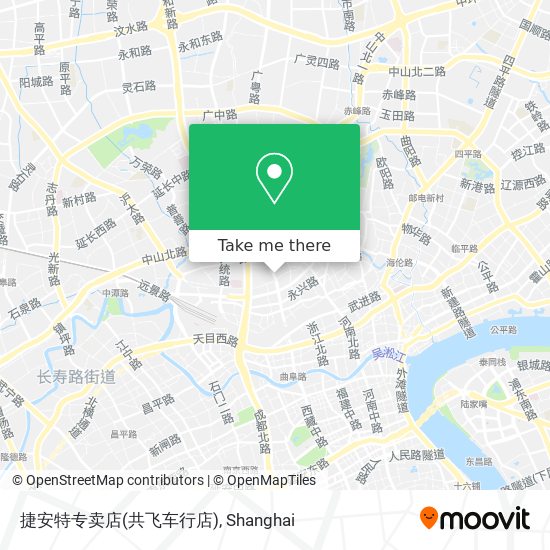 捷安特专卖店(共飞车行店) map