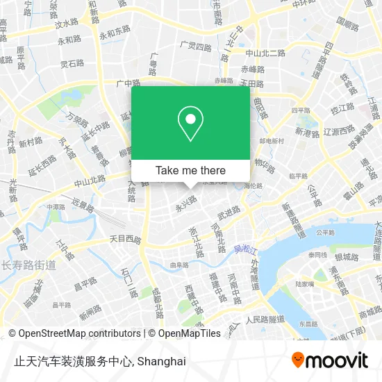 止天汽车装潢服务中心 map