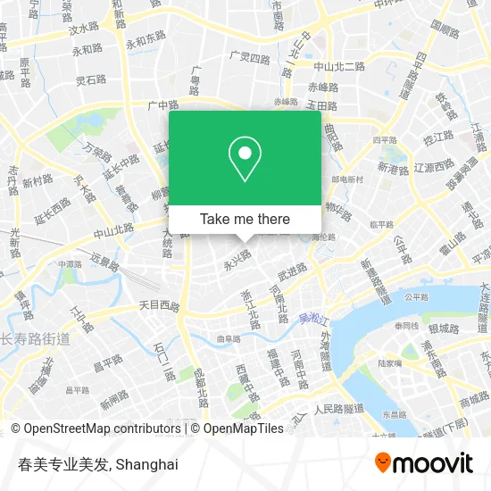 春美专业美发 map