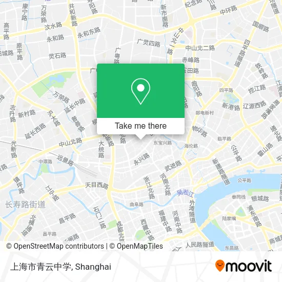 上海市青云中学 map