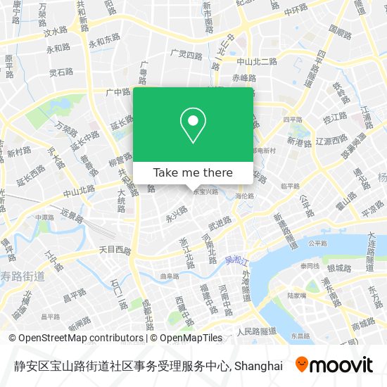 静安区宝山路街道社区事务受理服务中心 map