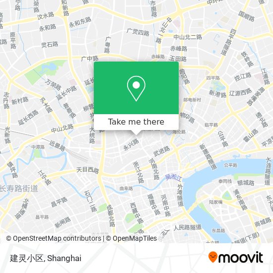 建灵小区 map