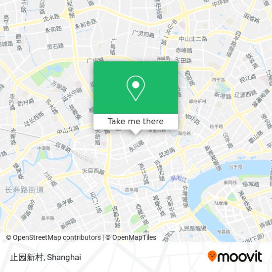 止园新村 map