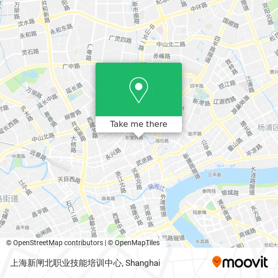 上海新闸北职业技能培训中心 map