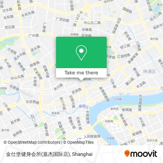 金仕堡健身会所(嘉杰国际店) map