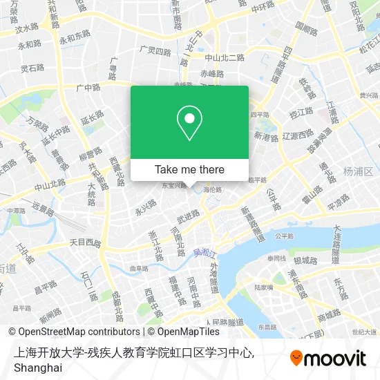 上海开放大学-残疾人教育学院虹口区学习中心 map