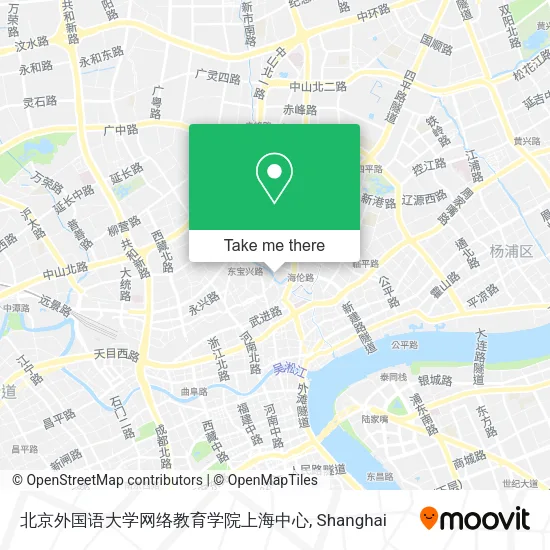 北京外国语大学网络教育学院上海中心 map