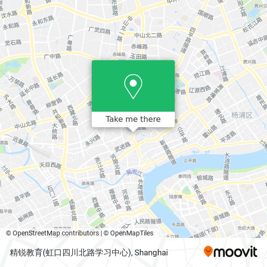 精锐教育(虹口四川北路学习中心) map