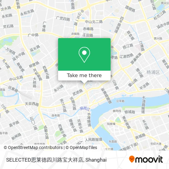 SELECTED思莱德四川路宝大祥店 map
