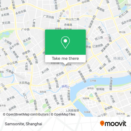 Samsonite map