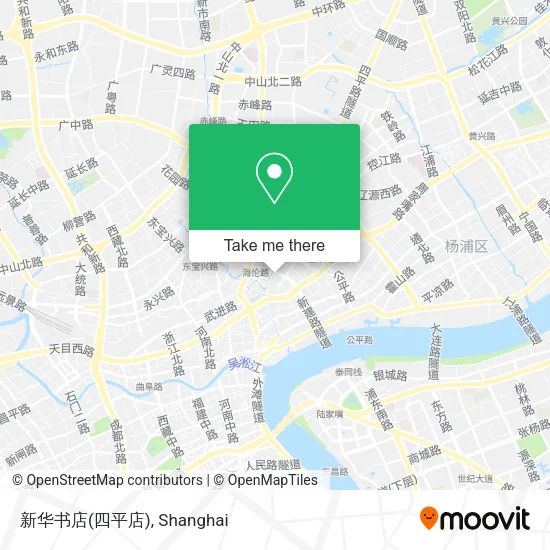 新华书店(四平店) map